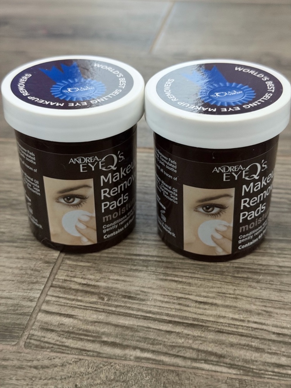 ANDREA FENZI Makeup Remover Pads - Brown & White